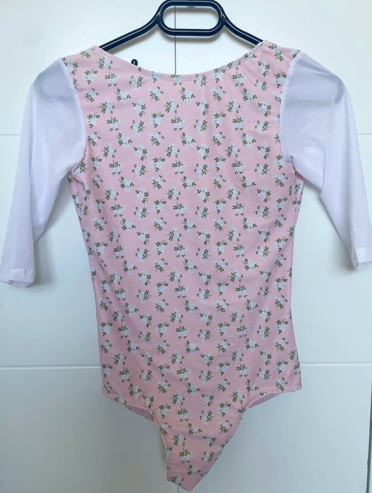 Pink Florals Leotard
