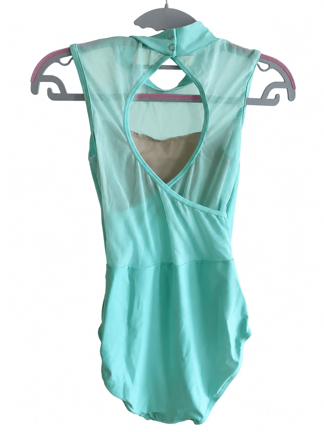 Variation Leotard — Turquoise — view 2