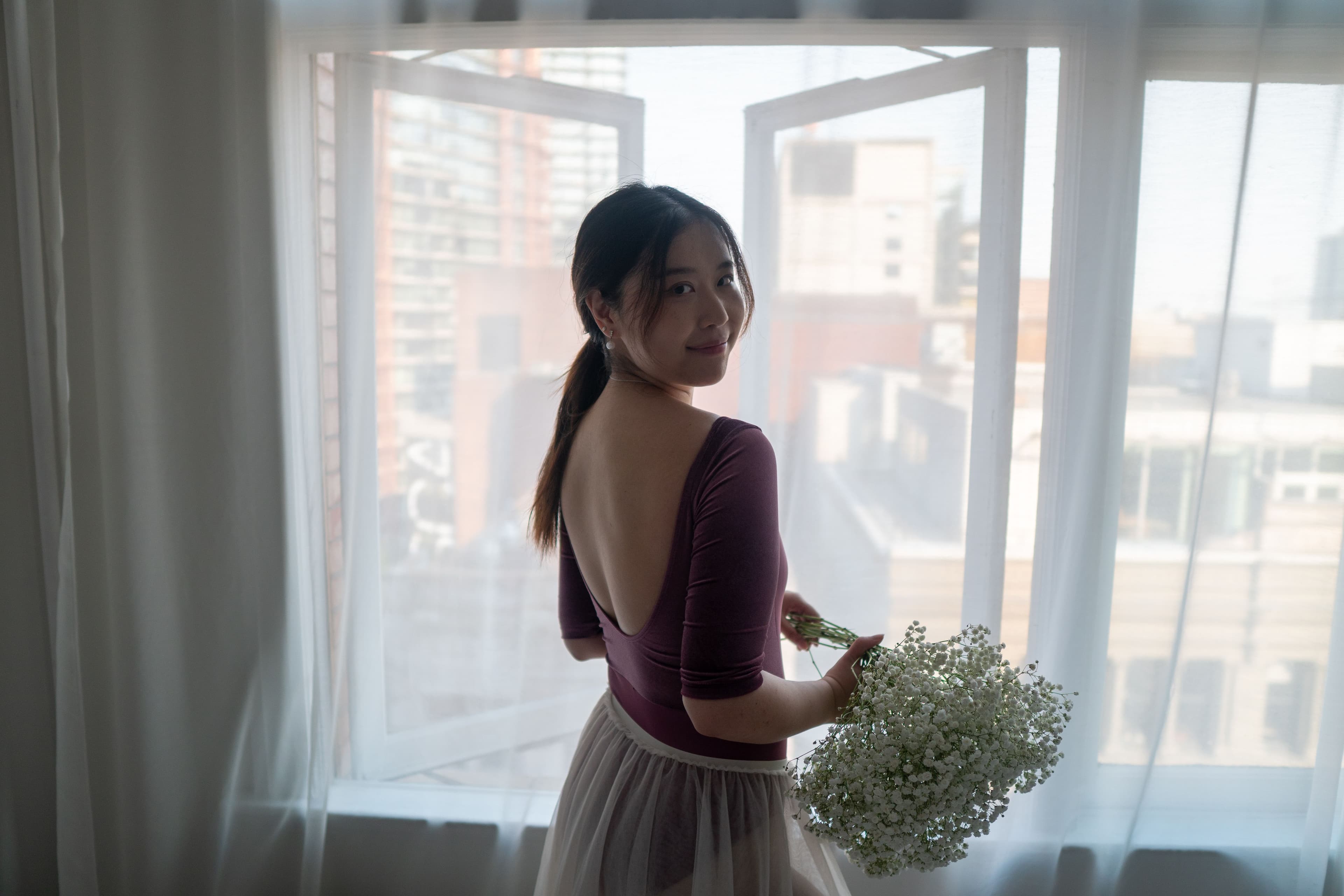 Élan Leotard — Purple — view 3