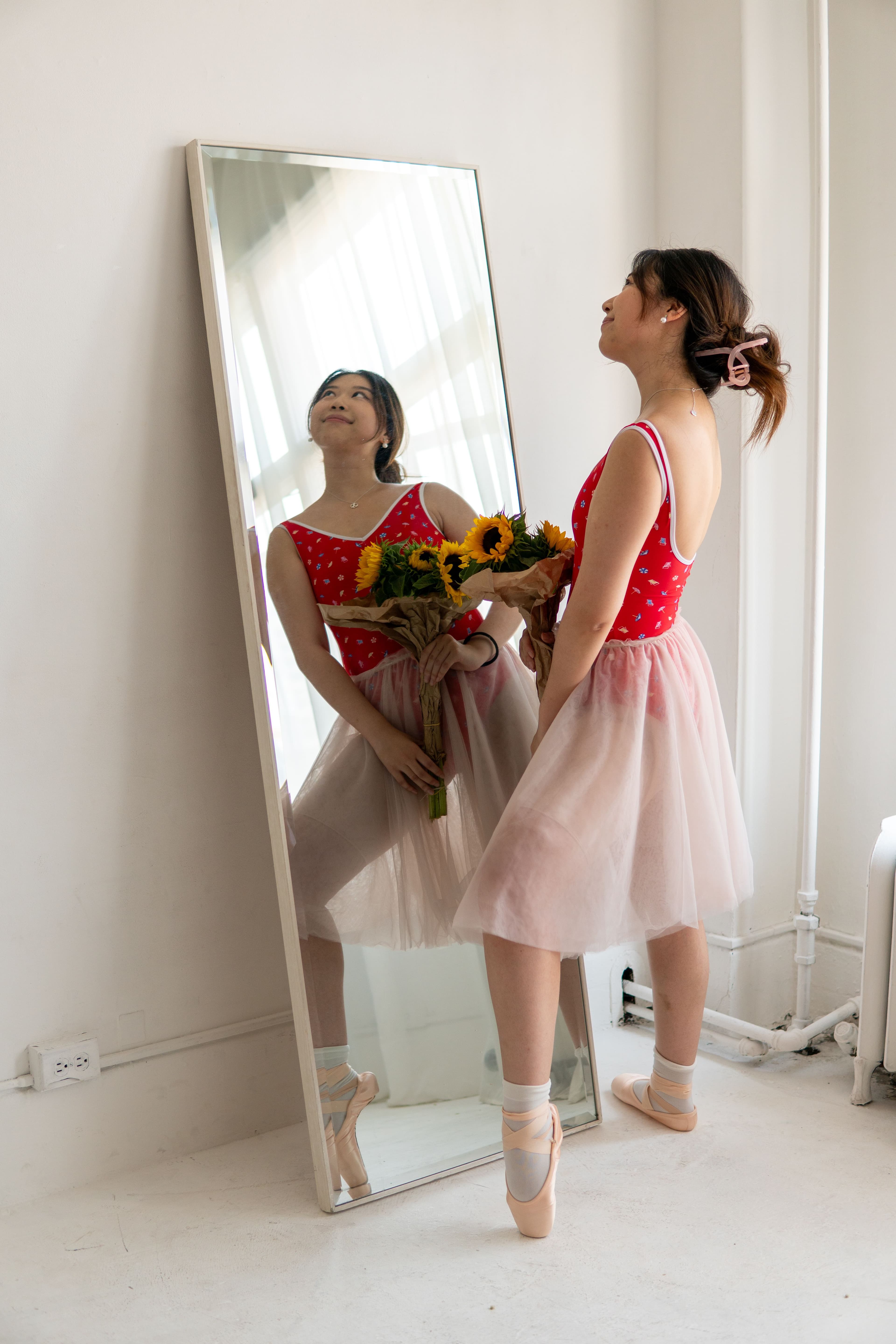 Grand Allegro Leotard — Red Beach — view 3