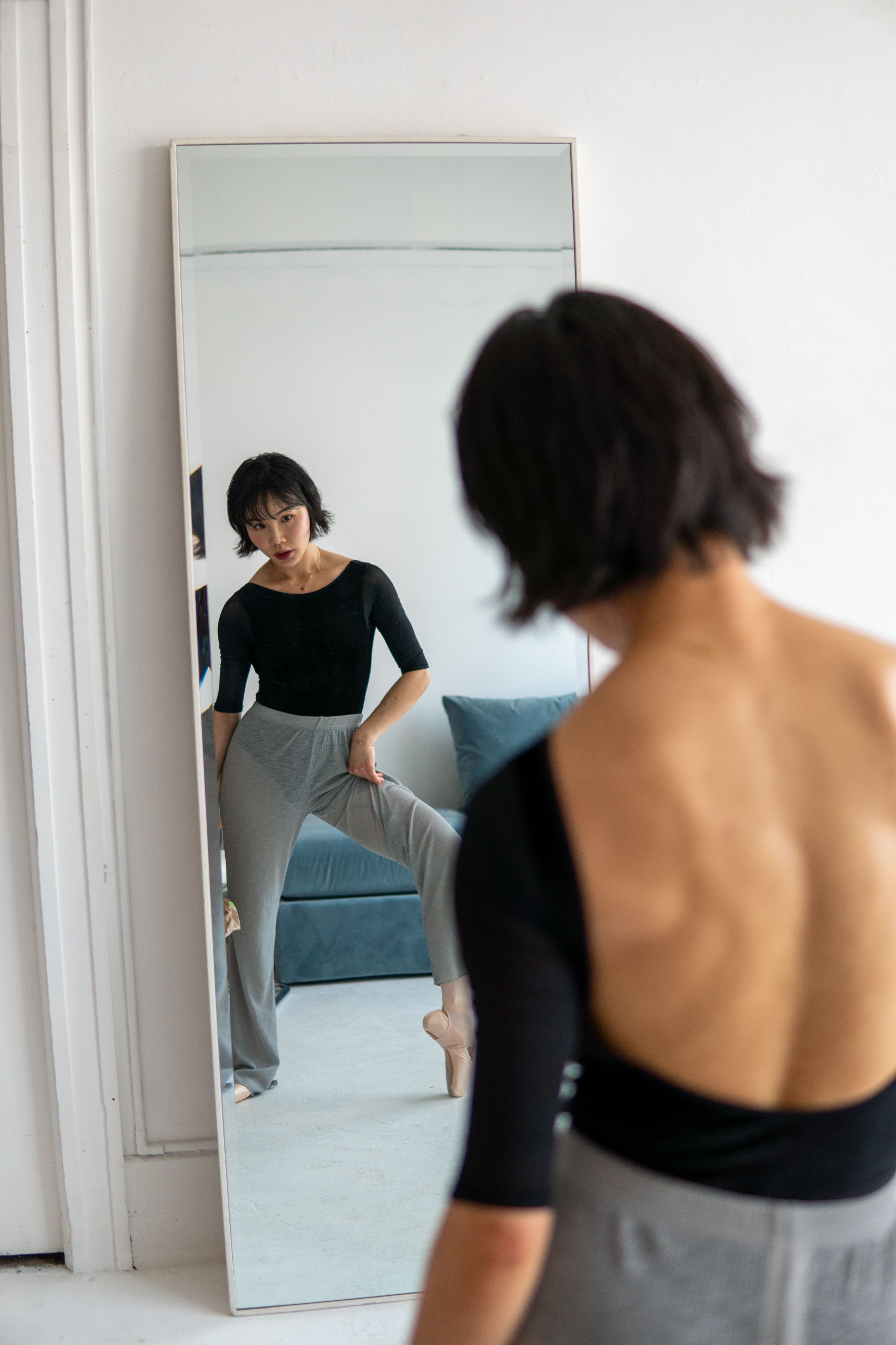 Gracieuse Leotard — Black — view 4